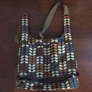 Orla Kiely crossbody baby bag